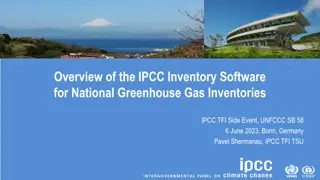 Overview of IPCC Inventory Software and Tools