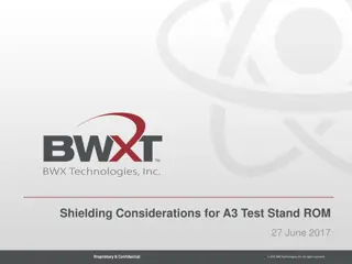 A3 Test Stand Shielding Considerations and Dose Rate Analysis