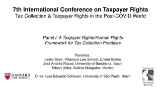 International Conference on Taxpayer Rights: A Human Rights Framework for Tax Collection Practices