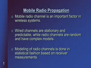 Wireless Radio Channel Propagation Models