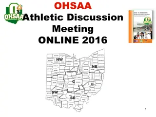 OHSAA Athletic Meeting Highlights and Referendum Process 2016