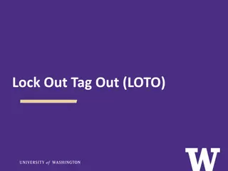 Lock Out Tag Out (LOTO) Procedures