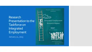 Empowering Individuals with IDD: Integrated Employment Research Presentation