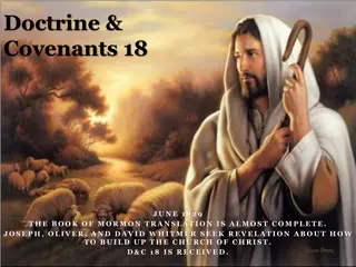 Insights from Doctrine and Covenants 18:10-16