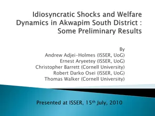 Idiosyncratic Risks in Rural Incomes: A Study in Ghana