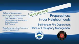 Emergency Preparedness Discussion with Bellingham Fire Department