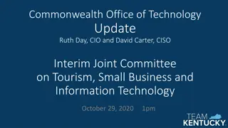 Commonwealth Office of Technology Update: Mission and Progress Report