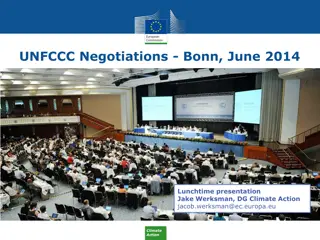 UNFCCC Negotiations Towards 2015 Agreement: Bonn June 2014 Insights