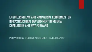 Challenges and Opportunities for Infrastructure Development in Nigeria