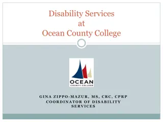 Disability Services at Ocean County College