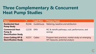 Comprehensive Heat Pump and Electrification Study Overview