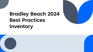 Bradley Beach 2024 Best Practices Inventory Overview