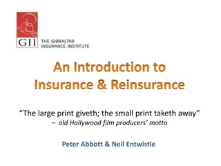 Insurance and Reinsurance Fundamentals
