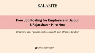 Free Job Posting for Employers in Jaipur & Rajasthan – Hire Now