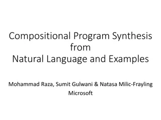 Compositional Program Synthesis Paradigm for Natural Language Tasks
