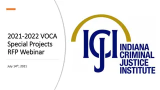 Accessing VOCA Special Projects Grant Application Information