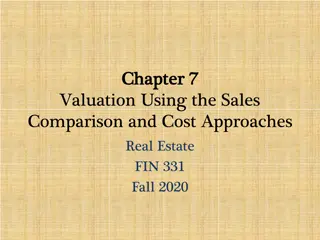 Valuation Approaches in Real Estate: Sales Comparison and Cost Methods