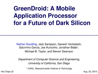 GreenDroid: A Mobile Application Processor for the Future of Dark Silicon