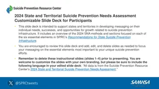 Customizable Slide Deck for State Suicide Prevention Needs