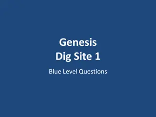 Unveiling the Mysteries of Genesis: Dig Site 1 Blue Level Questions