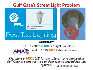 Gulf Gates Street Light Issue and LED Color Temperature Controversy