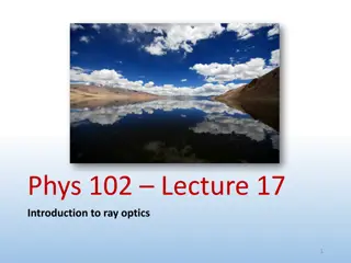 Ray Optics and Light Interaction