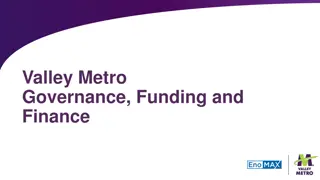 Valley Metro Governance, Funding, and Finance Overview