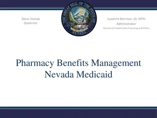 Nevada Medicaid PBM Solution Partnership for Affordable Health Care
