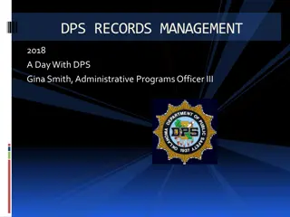 Driver Records Management Guidelines and Procedures