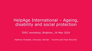 Empowering Older People with Disabilities Through Social Protection