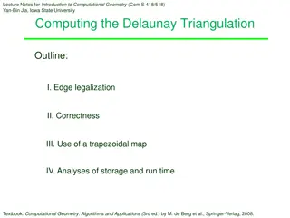 Computing the Delaunay Triangulation in Computational Geometry