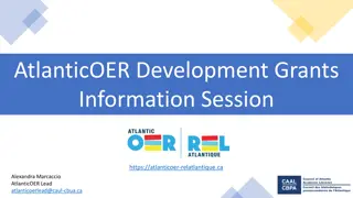 AtlanticOER Development Grants Information and Criteria