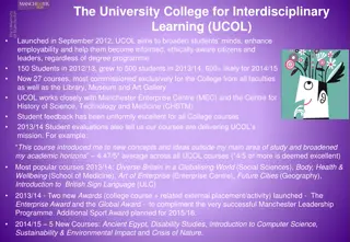 University College for Interdisciplinary Learning: Broadening Minds and Enhancing Employability