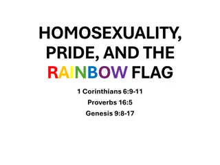 Biblical Stance on Homosexuality and Pride