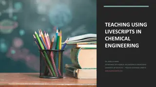 Teaching Computation with MATLAB in Chemical Engineering Workshop