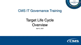 CMS IT Governance Training Target Life Cycle