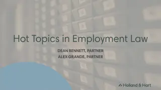 Legal Updates on Department of Labor Developments