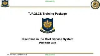 Keys to Civilian Employee Discipline Success