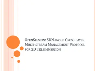 Advanced 3D Teleimmersion with OpenSession Protocol: A Network Management Perspective