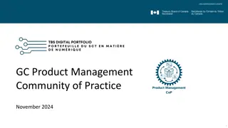 GC Product Management Community of Practice Overview