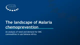 The Landscape of Malaria Chemoprevention in Sub-Saharan Africa