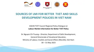 Sources of Labor Market Information for TVET and Skills Development in Viet Nam
