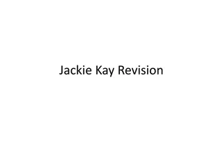 Analysis of Jackie Kay's Poems: Fear, Liberation, and Everyday Transformations