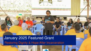 Restoring Dignity and Hope: Grants Supporting Women Post-Incarceration