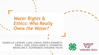 Unveiling Water Rights and Ethics: Ownership and Responsibilities