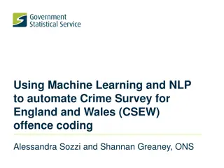 Automating Crime Survey Offence Coding Using Machine Learning and NLP