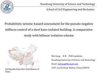 Probabilistic Seismic Hazard Assessment for Steel Base-Isolated Building Control