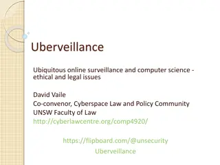 Uberveillance: Ethical and Legal Issues in Online Surveillance