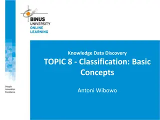 Classification in Data Mining