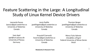 A Longitudinal Study of Feature Scattering in Linux Kernel Device Drivers